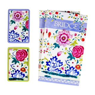 Floral Porcelain Gift Set - 2 Score Pads