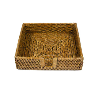 Rattan Dinner Napkin Holder in Natural - 1 Napkin Holder