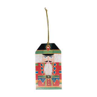 Nutcracker Hanging Gift Tag W/Hdr 4 Pk