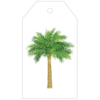 Palm Tree Gift Tags - 4 Hanging Ornament Gift Tags per Package