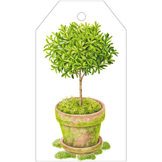 Potted Topiary Gift Tags - 4 Per Package