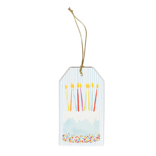 Birthday Cake Hanging Gift Tag W/Hdr 4 Pk