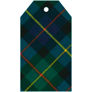 William Tartan Blue Gift Tag - 4 per package