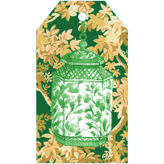 Ginger Jars Dark Green Gift Tag - 4 per package