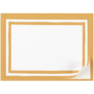 Stripe Border-Gold Name Labels 2 X 3-12 Per Package