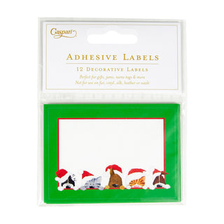 Christmas Peek A Boo Name Labels 2 X 3-12 Per Package