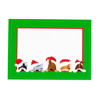 Christmas Peek A Boo Name Labels 2 X 3-12 Per Package