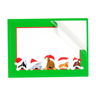 Christmas Peek A Boo Name Labels 2 X 3-12 Per Package