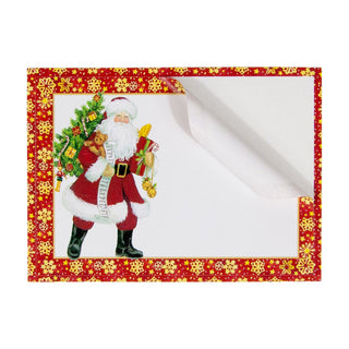 Lynn Haney Santa Name Labels 2 X 3-12 Per Package