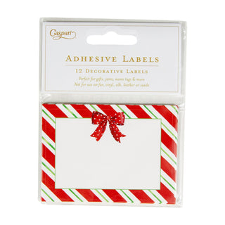 Candy Stripe Name Labels 2 X 3-12 Per Package
