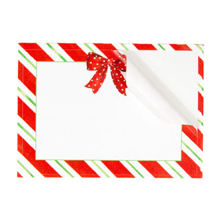 Candy Stripe Name Labels 2 X 3-12 Per Package