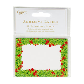 Boxwood With Berries Name Labels 2 X 3-12 Per Package