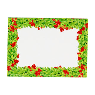 Boxwood With Berries Name Labels 2 X 3-12 Per Package