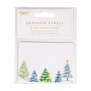 Christmas Trees Name Labels 2 X 3-12 Per Package