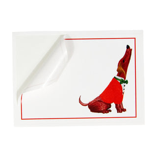 Caroling Dog Name Labels 2 X 3-12 Per Package