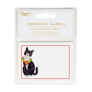 Caroling Cat Name Labels 2 X 3-12 Per Package
