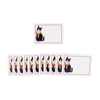 Caroling Cat Name Labels 2 X 3-12 Per Package