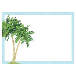 Palm Trees Name Labels 2 X 3-12 Per Package