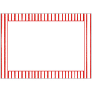 Pinstripes Red Name Labels 2 X 3-12 Per Package