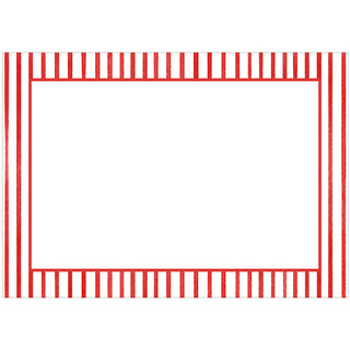 Pinstripes Red Name Labels 2 X 3-12 Per Package