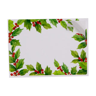 Holly Name Labels 2 X 3-12 Per Package