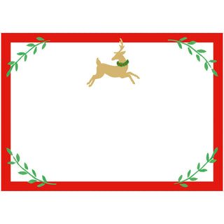 Little Reindeer Name Labels 2 X 3-12 Per Package