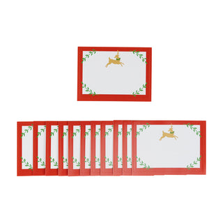 Little Reindeer Name Labels 2 X 3-12 Per Package