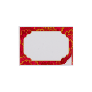 Marbled Ceramica Fuchsia Adhesive Labels - includes 12 Adhesive Labels
