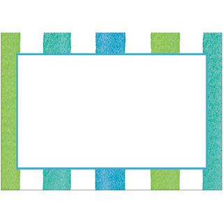 Cafe Stripe Cool Self Adhesive Gift Labels - package of 12