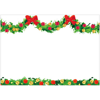Christmas Garland Self Adhesive Gift Labels - package of 12