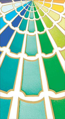 Color Wheel Guest Towel