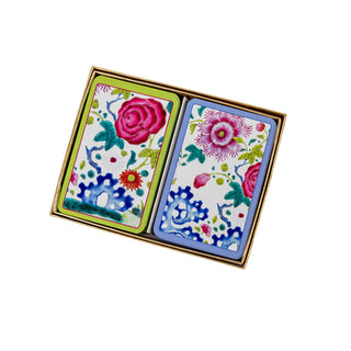 Floral Porcelain Playing Cards