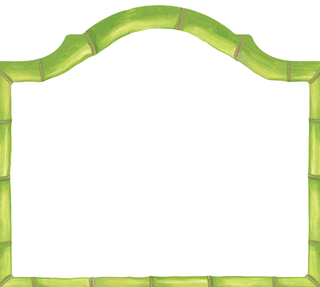 Bamboo Arch Place Card 8 In Die-Cut