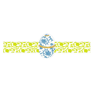 Les Oeufs Foil Die Cut Foil Stamped Paper Napkin Rings - 8 count