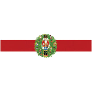 Nutcracker Wreath Die Cut Paper Napkin Rings - 8 count