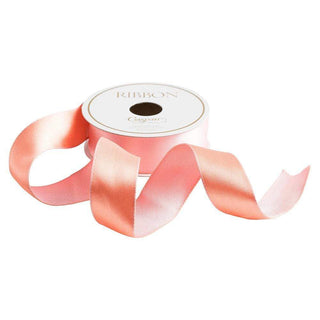 Satin Med Pink/Salmon Reversible Ribbon Price Code G - 10 Yards