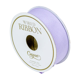 Lavender Grosgrain Wired Ribbon, 1" - 8 yds