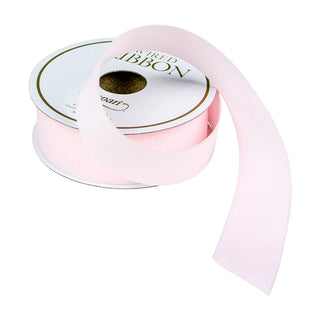 Powder Pink Grosgrain Wired Ribbon, 1" - 8 yds