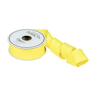 Jonquil Grosgrain Wired Ribbon, 1" - 8 yds