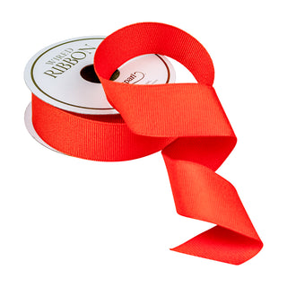 Mandarin Grosgrain Wired Ribbon, 1" - 8 yds