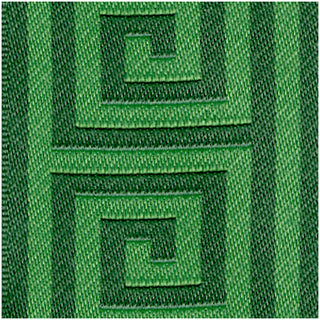 Greek Key Green/Dark Green 2" Ribbon - 6 yards per roll