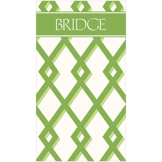 Trellis Green Bridge Score Pad