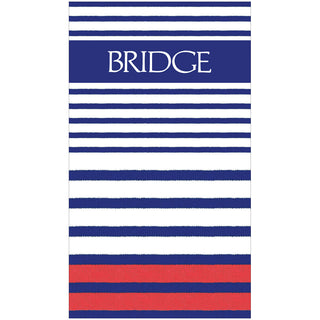 Breton Stripe Bridge Score Pad