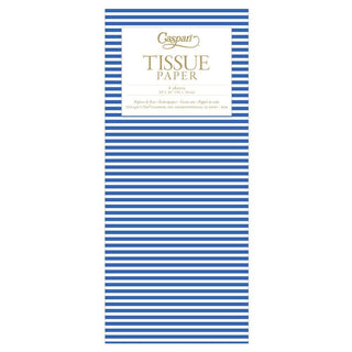 Mini Stripe Navy Tissue Pkg 4 Sheets