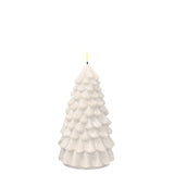 Large Christmas Tree LED Candle in White - 1 Each
