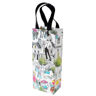 Caspari Garçon Wine & Bottle Gift Bag - 1 Each 10009B4