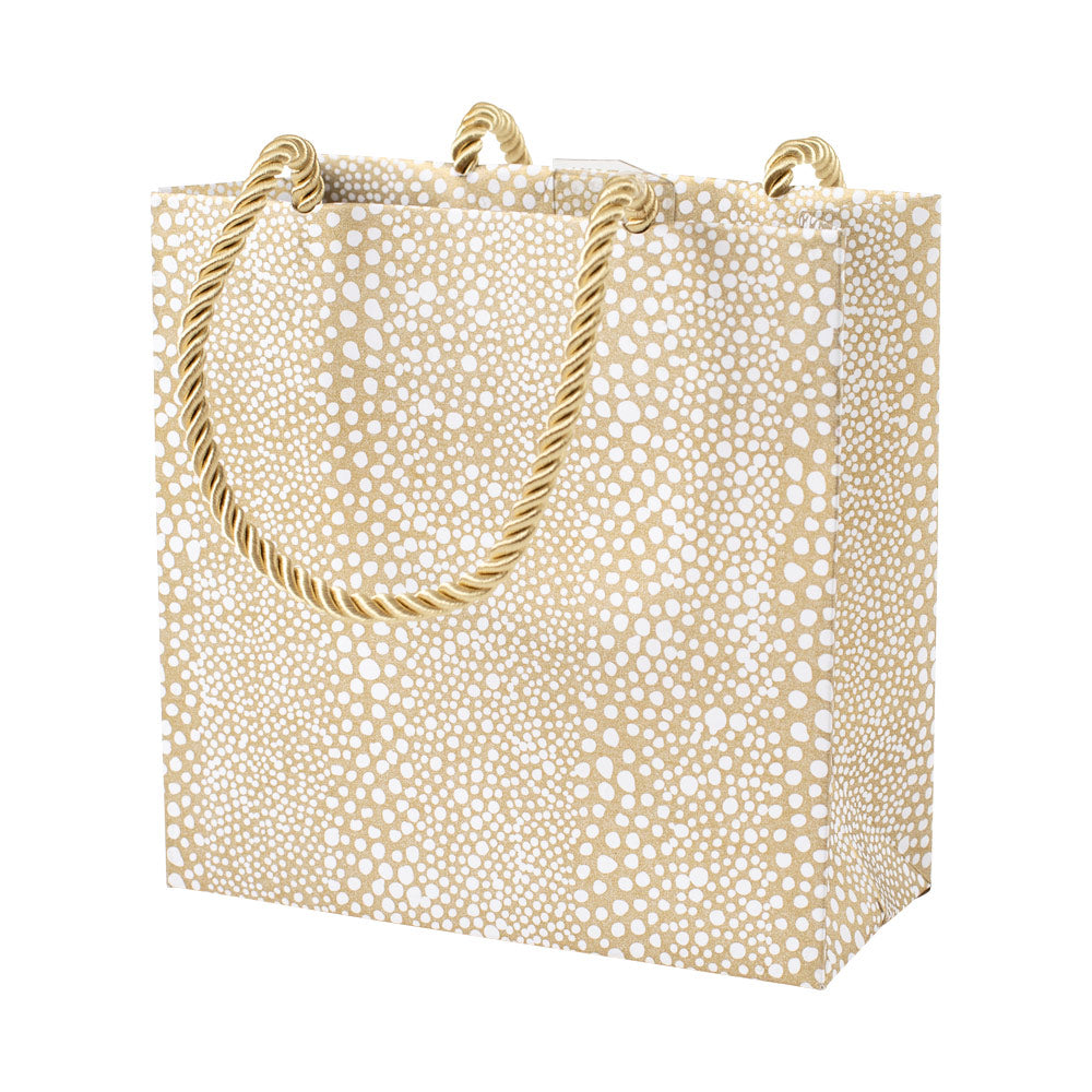 Pebble Small Square Gift Bag in Gold - 1 Each 100300B1.5