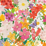 Caspari Halsted Floral Gift Wrapping Paper - 30" x 8' Roll 10036RC