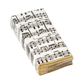 Caspari Musica Facial Tissue Hankies - 10 Per Package 10940M