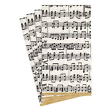 Caspari Musica Paper Guest Towel Napkins - 15 Per Package 11020G